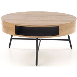 Masa pentru reviste Halmar Camila (Golden Oak/Black) Thumb