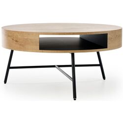 Masa pentru reviste Halmar Camila (Golden Oak/Black) Thumb