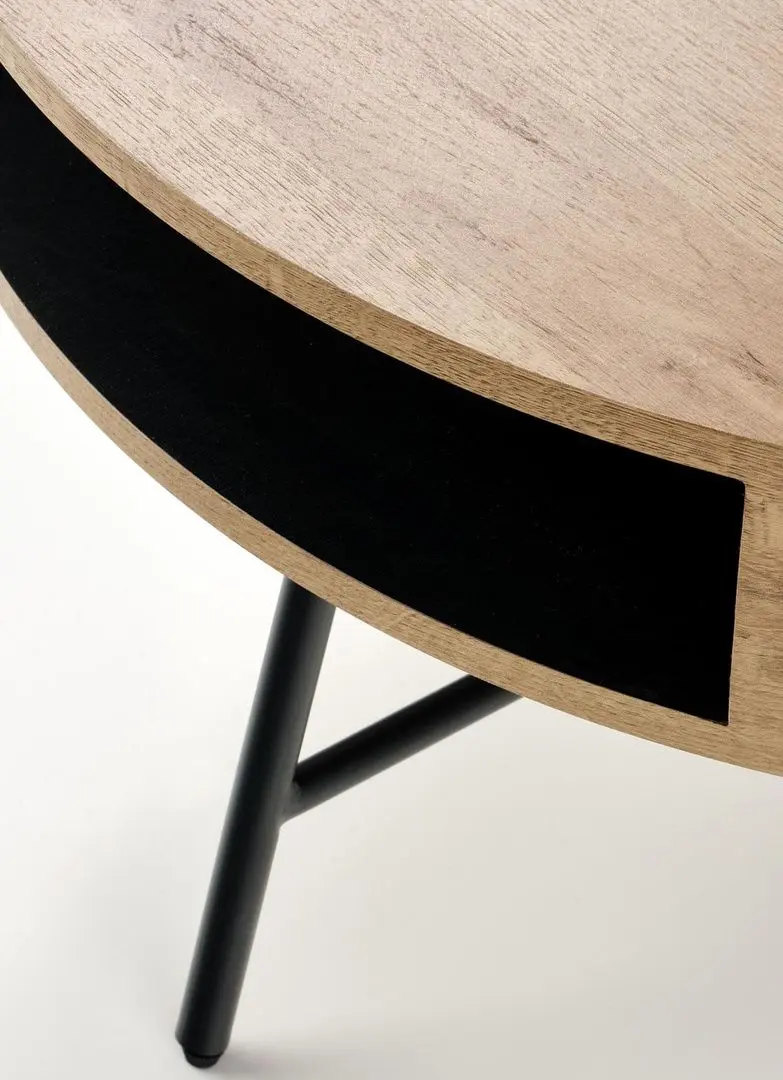 Masa pentru reviste Halmar Camila (Golden Oak/Black)