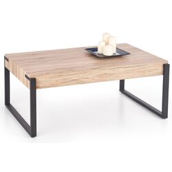 Masa pentru reviste Halmar Capri (Sanremo Oak/Black) Thumb