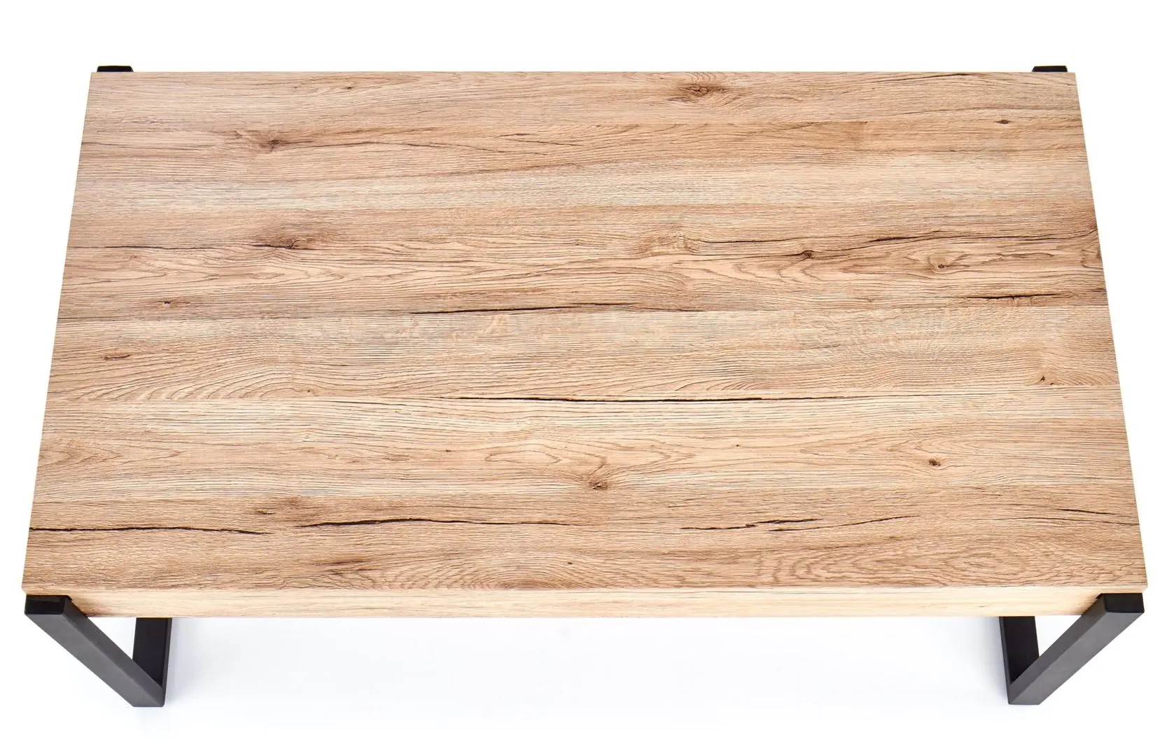 Masa pentru reviste Halmar Capri (Sanremo Oak/Black) - 3