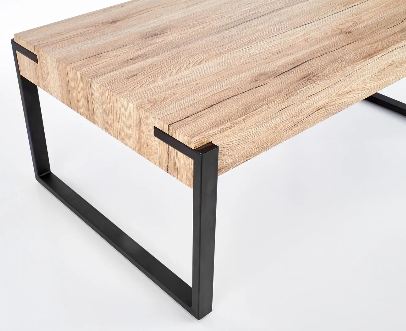 Masa pentru reviste Halmar Capri (Sanremo Oak/Black) - 4