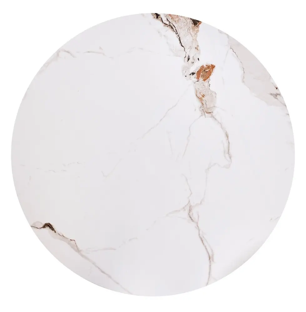 Masa pentru reviste Halmar Carina (Beige Marble/Walnut) - 3