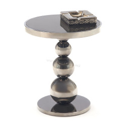 Masa pentru reviste Halmar Carla (Black/Silver)