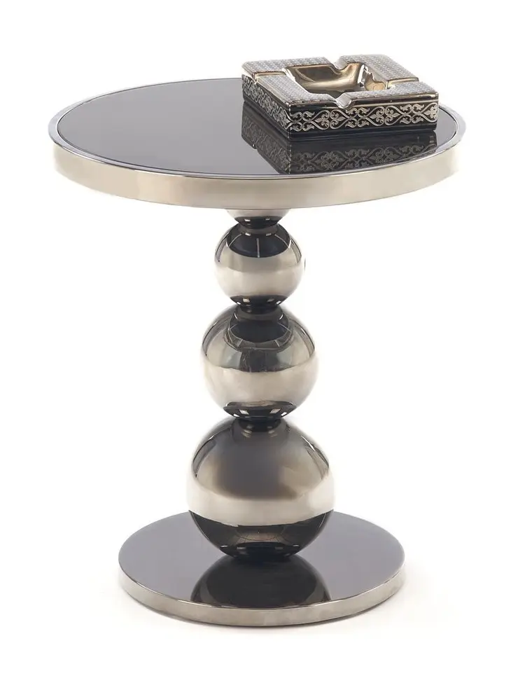 Masa pentru reviste Halmar Carla (Black/Silver)