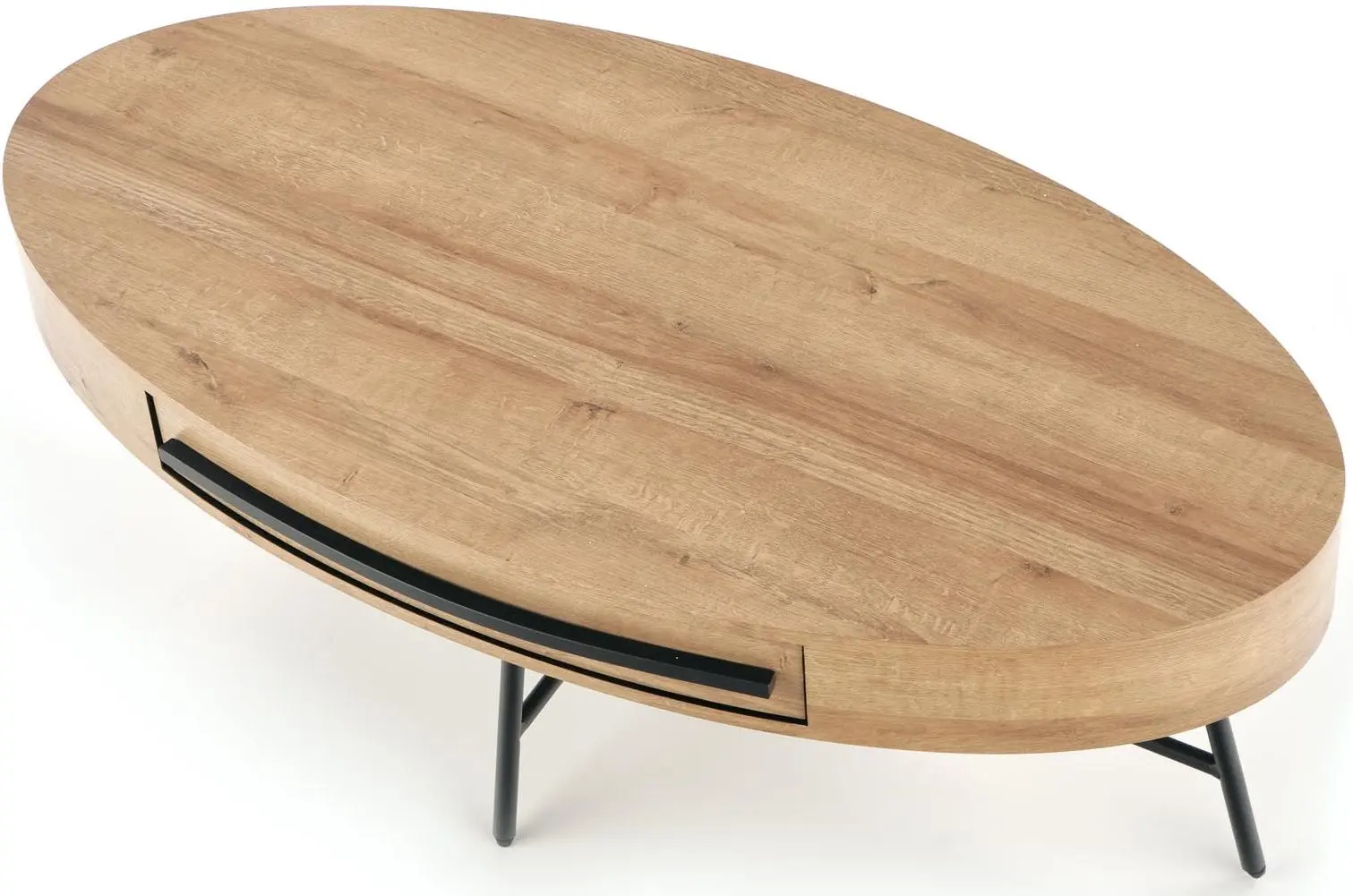 Журнальный столик Halmar Carolina (Golden Oak/Black) - 3