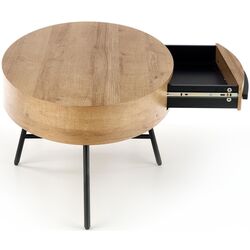 Журнальный столик Halmar Carolina (Golden Oak/Black) Thumb