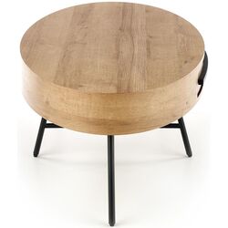 Журнальный столик Halmar Carolina (Golden Oak/Black) Thumb