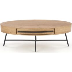 Журнальный столик Halmar Carolina (Golden Oak/Black) Thumb