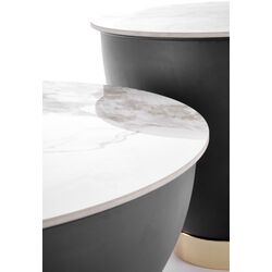 Masa pentru reviste Halmar Cecilia S (Marble/Grey/Gold) Thumb