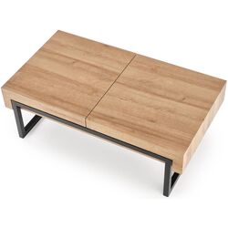 Журнальный столик Halmar Clara (Golden Oak/Black) Thumb