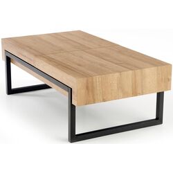 Журнальный столик Halmar Clara (Golden Oak/Black) Thumb
