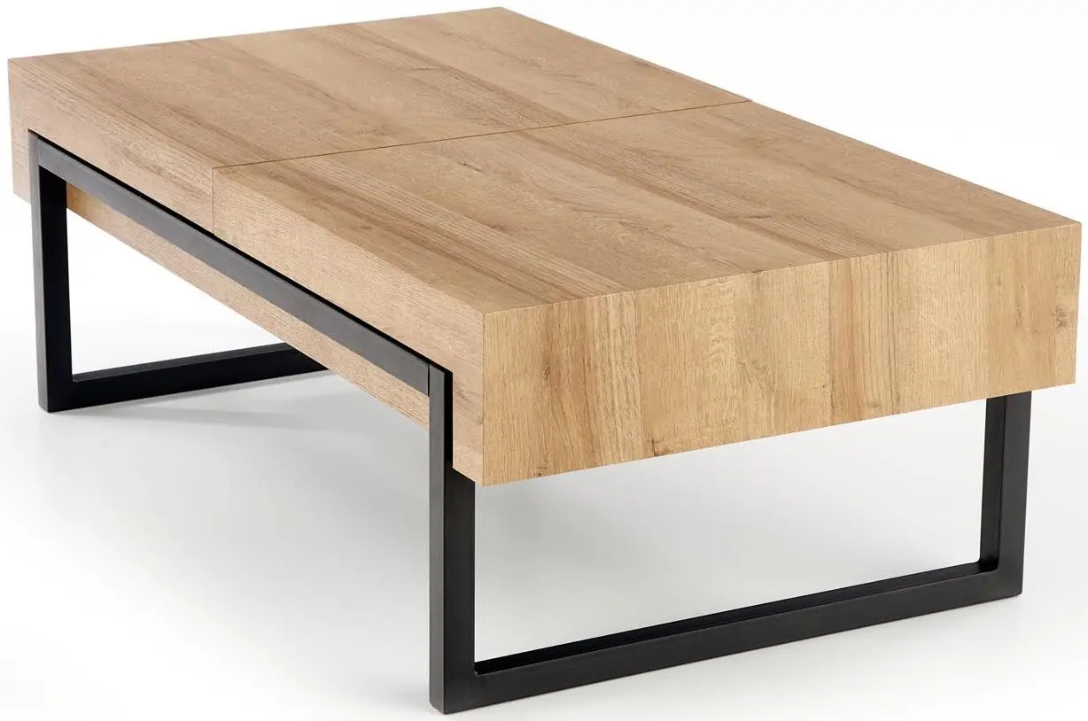 Журнальный столик Halmar Clara (Golden Oak/Black) - 3