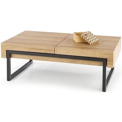 Masa pentru reviste Halmar Clara (Golden Oak/Black)