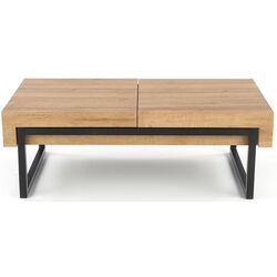 Журнальный столик Halmar Clara (Golden Oak/Black) Thumb