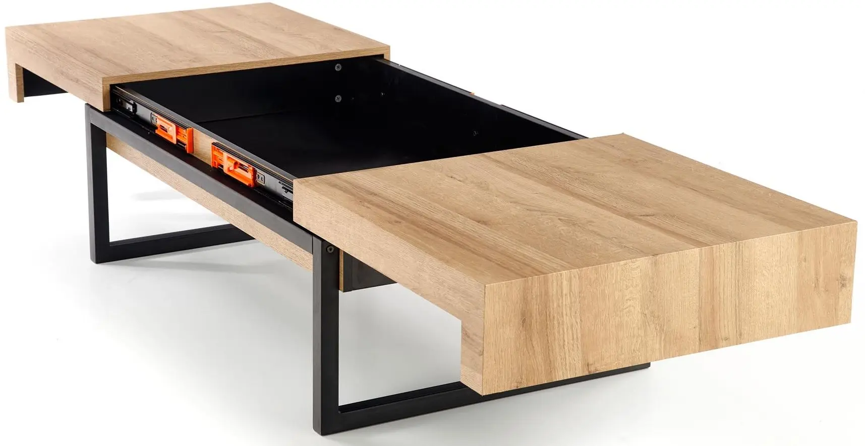 Журнальный столик Halmar Clara (Golden Oak/Black) - 5