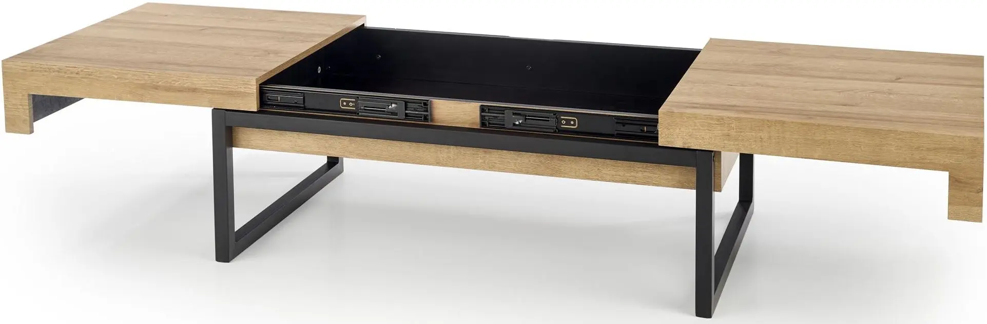 Журнальный столик Halmar Clara (Golden Oak/Black) - 6