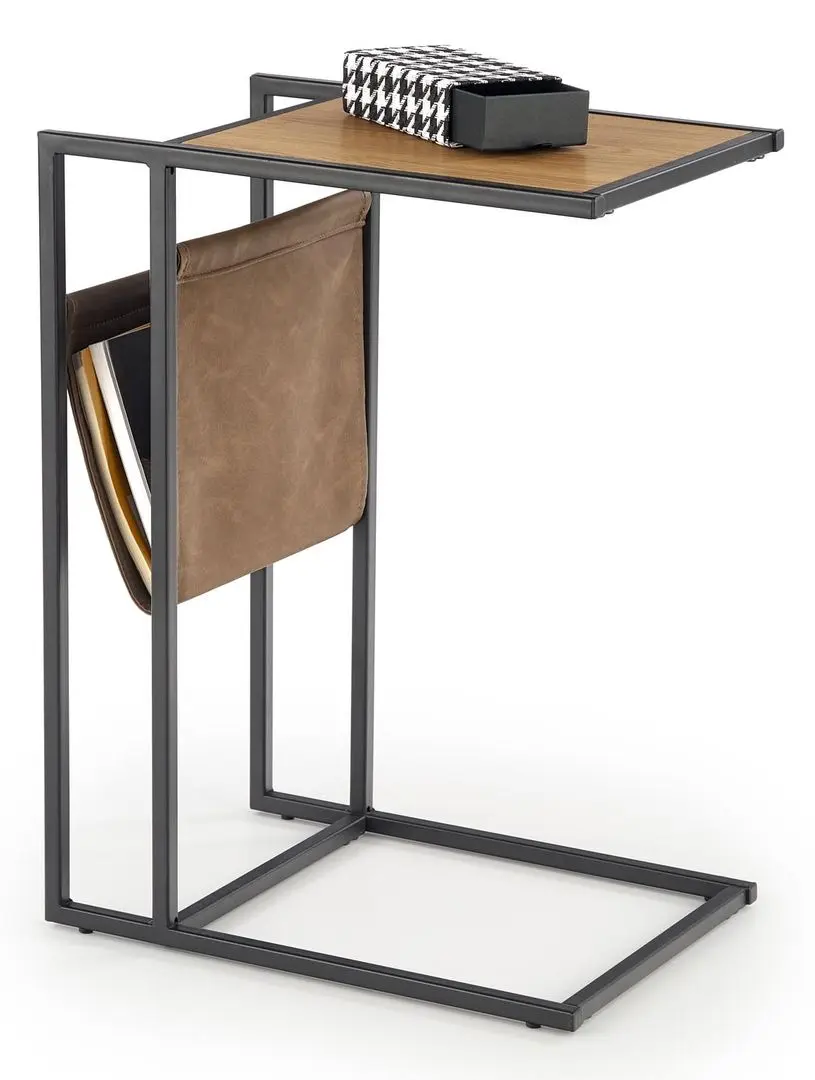 Журнальный столик Halmar Compact (Golden Oak/Black) - 2