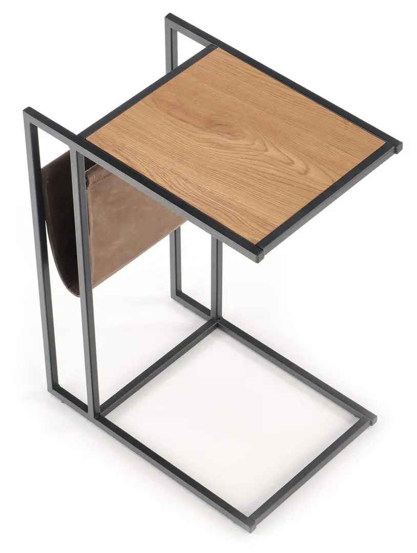 Журнальный столик Halmar Compact (Golden Oak/Black) - 6