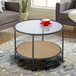 Masa pentru reviste Halmar Dakota (Smoked/Natural)