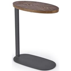 Masa pentru reviste Halmar Delphi (Walnut/Black) Thumb