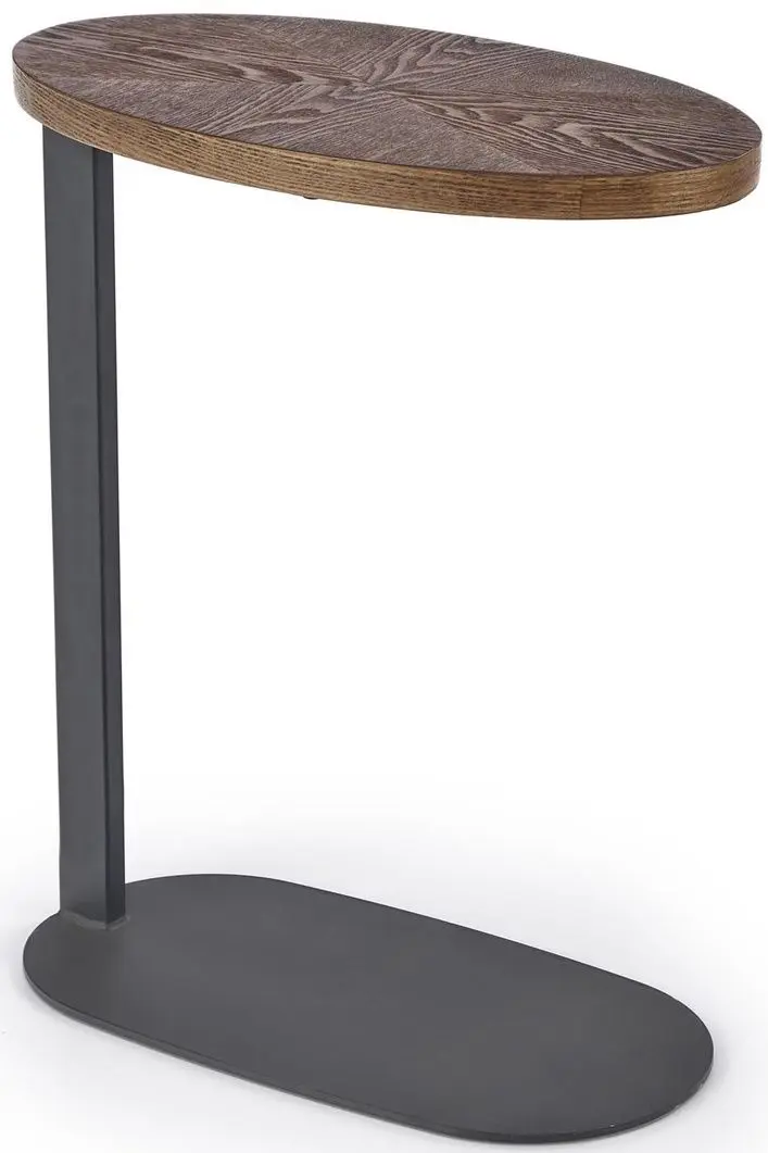 Masa pentru reviste Halmar Delphi (Walnut/Black)