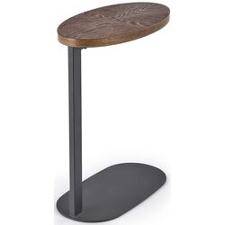 Masa pentru reviste Halmar Delphi (Walnut/Black) Thumb