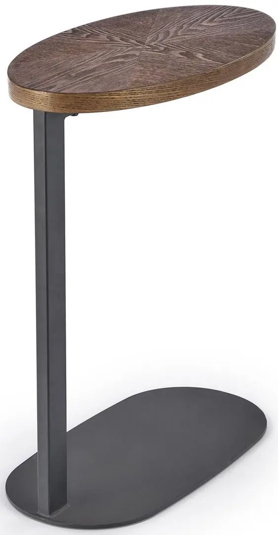 Masa pentru reviste Halmar Delphi (Walnut/Black)