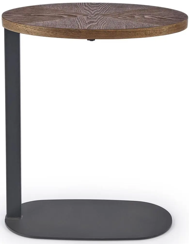 Masa pentru reviste Halmar Delphi (Walnut/Black)