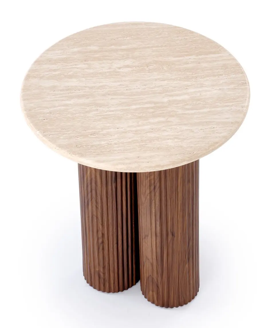 Masa pentru reviste Halmar Dorotea S (Travertine/Walnut) - 2