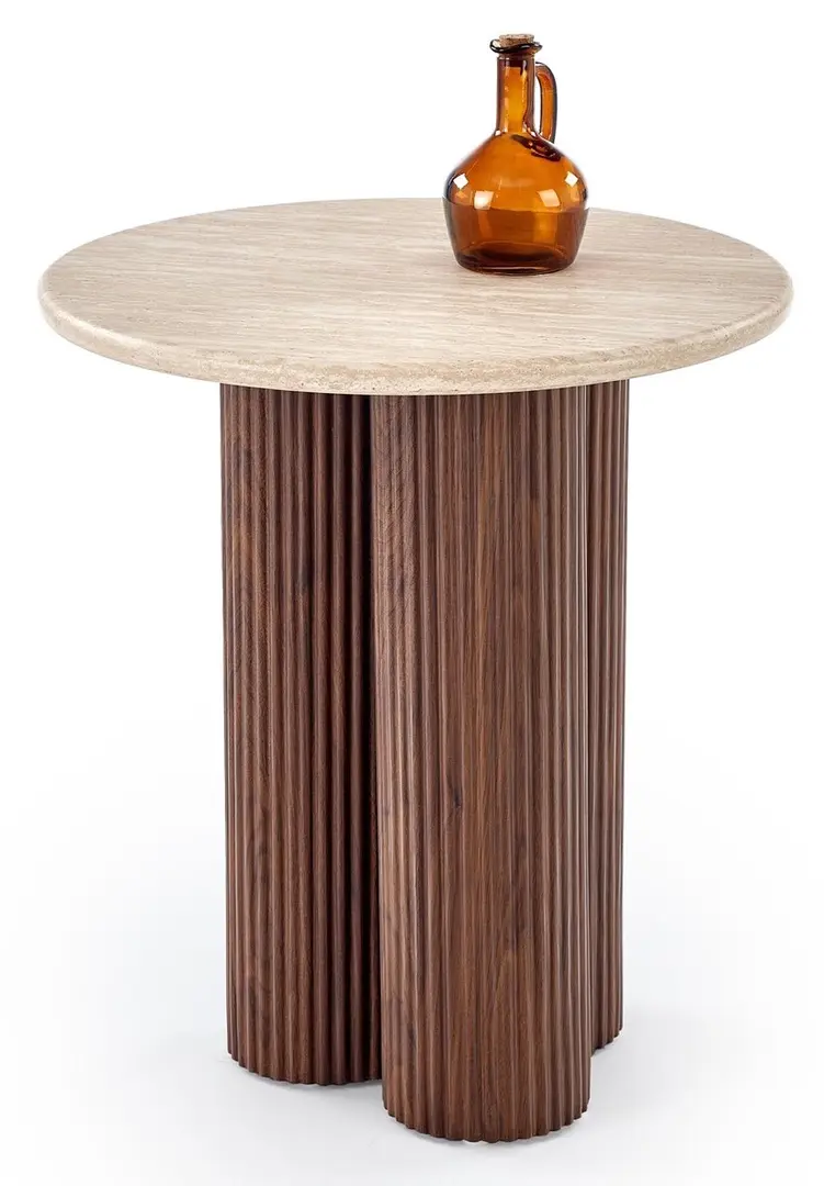 Masa pentru reviste Halmar Dorotea S (Travertine/Walnut)