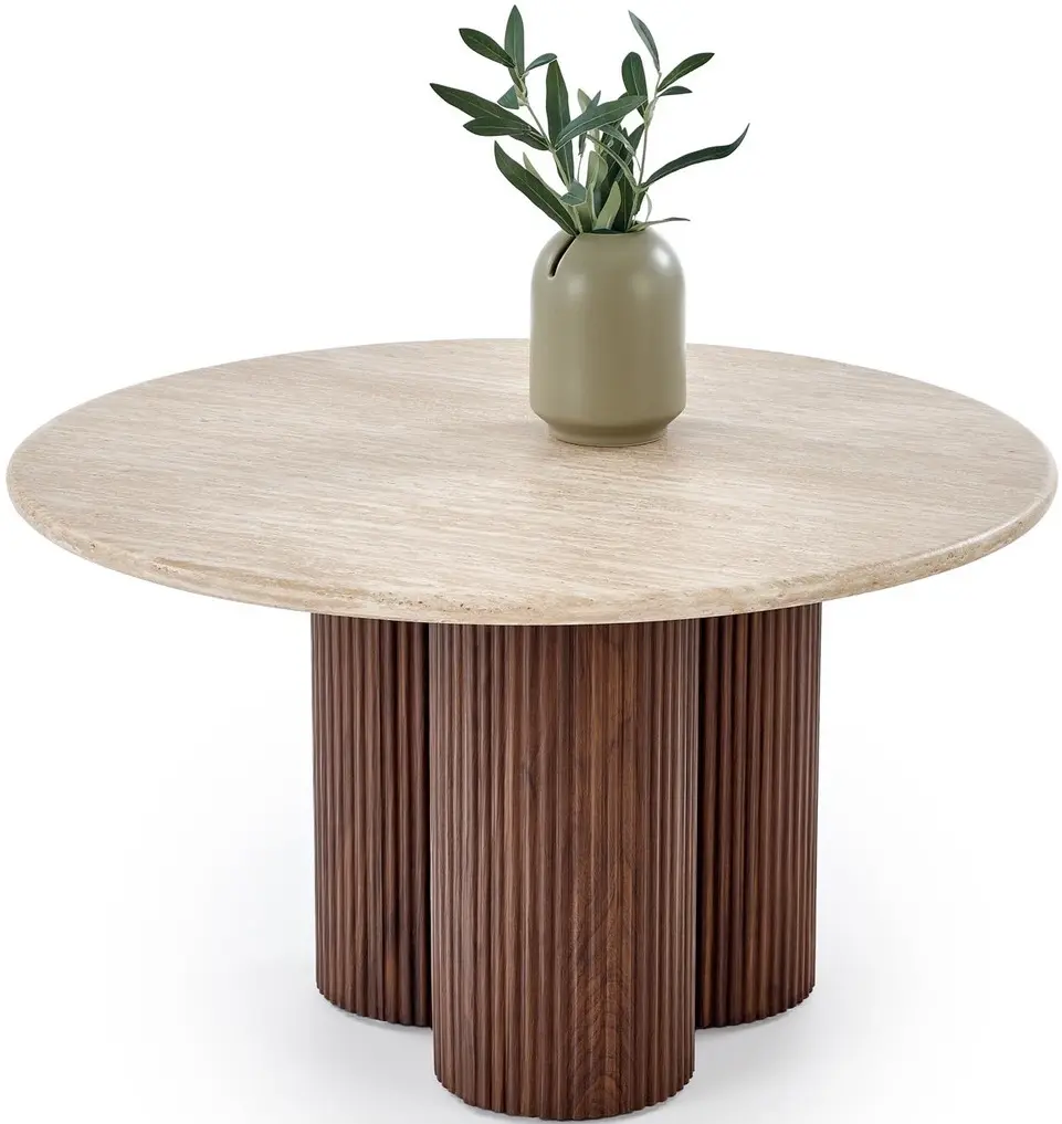 Masa pentru reviste Halmar Dorotea (Travertine/Walnut) - 2