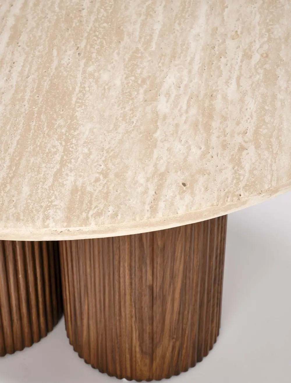 Masa pentru reviste Halmar Dorotea (Travertine/Walnut) - 5