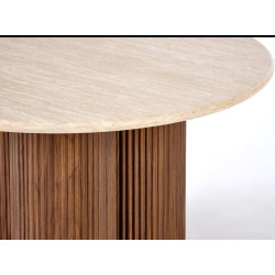 Masa pentru reviste Halmar Dorotea (Travertine/Walnut) Thumb
