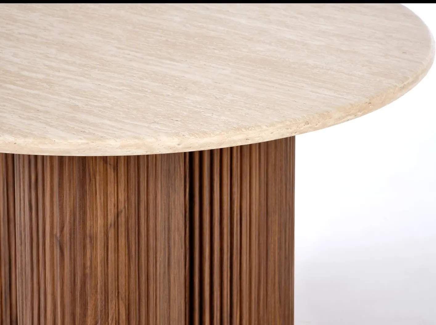 Masa pentru reviste Halmar Dorotea (Travertine/Walnut) - 7
