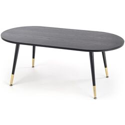 Masa pentru reviste Halmar Embosa (Black/Gold) Thumb