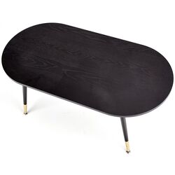Masa pentru reviste Halmar Embosa (Black/Gold) Thumb