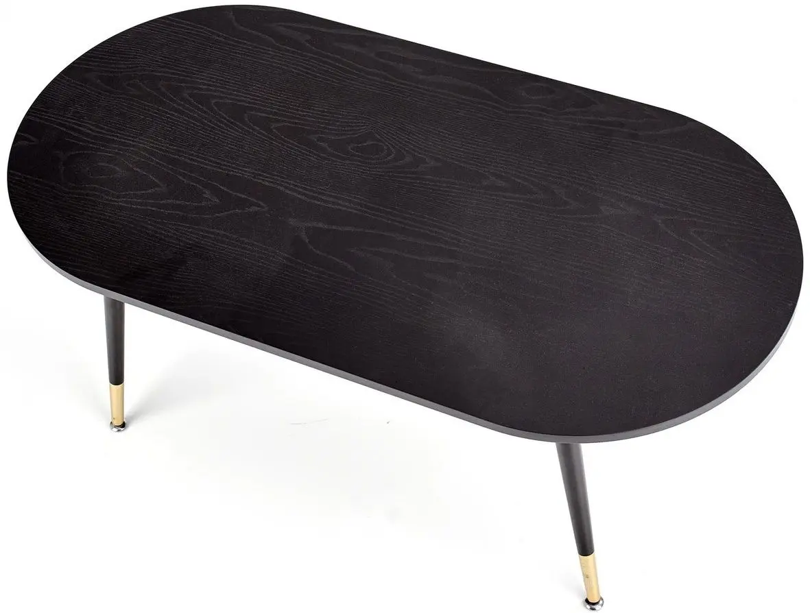 Masa pentru reviste Halmar Embosa (Black/Gold) - 3