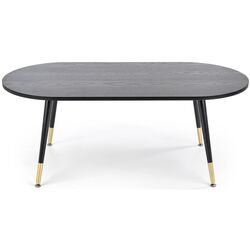 Masa pentru reviste Halmar Embosa (Black/Gold) Thumb