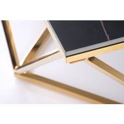 Masa pentru reviste Halmar Felicia (Black Marble/Gold) Thumb