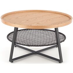 Masa pentru reviste Halmar Florence (Oak Natural/Black) Thumb