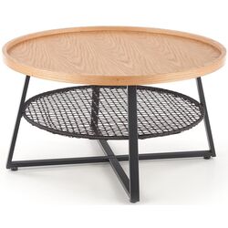 Masa pentru reviste Halmar Florence (Oak Natural/Black) Thumb