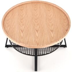 Masa pentru reviste Halmar Florence (Oak Natural/Black) Thumb