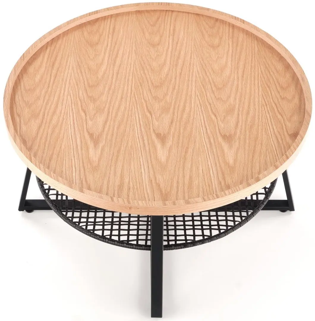 Masa pentru reviste Halmar Florence (Oak Natural/Black)