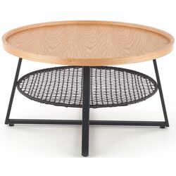 Masa pentru reviste Halmar Florence (Oak Natural/Black) Thumb