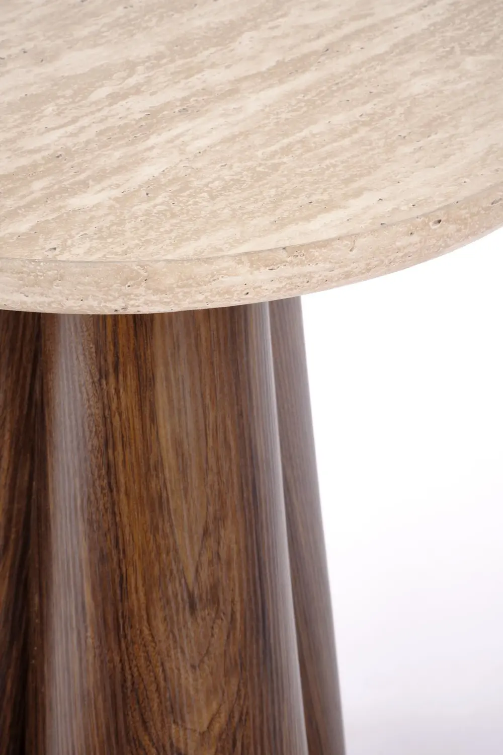 Masuta cafea Halmar Frida S (Travertine/Walnut) - 7