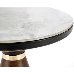 Masa pentru reviste Halmar Genesis S (White Marble/Walnut/Gold) Thumb