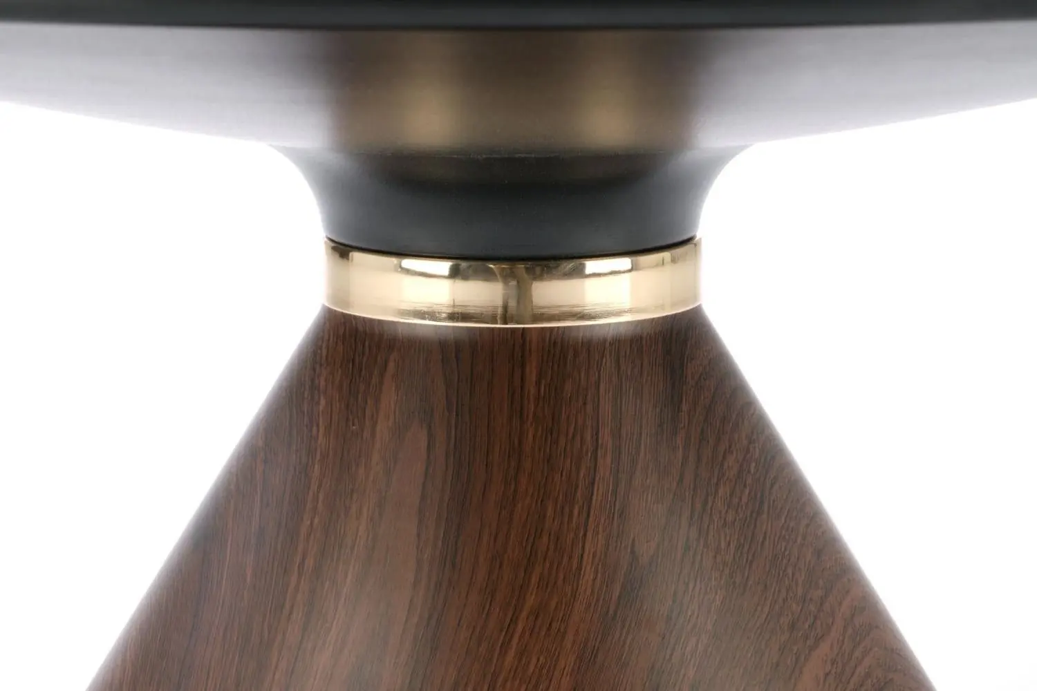 Masa pentru reviste Halmar Genesis (White Marble/Walnut/Gold)