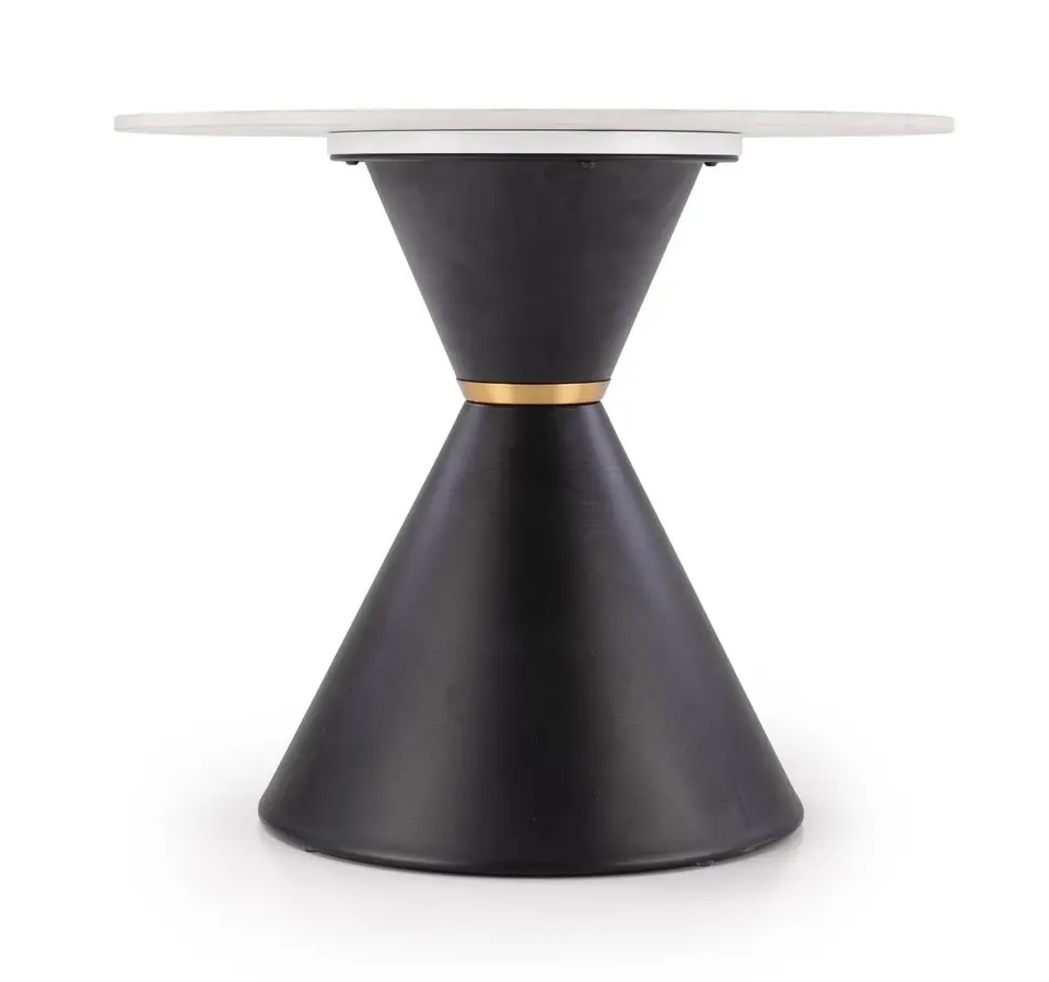 Masa pentru reviste Halmar Goretti S (White Marble/Black)