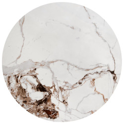 Masa pentru reviste Halmar Goretti S (White Marble/Black) Thumb